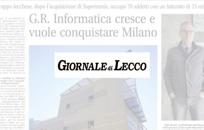 Il gruppo lecchese G.R. Informativa vuole conquistare Milano